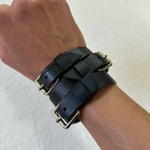 BCBGMAXAZRIA Faux Leather Cuff